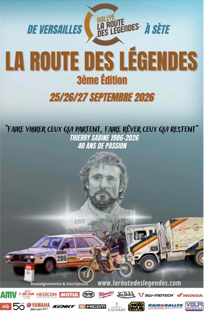 Route des légendes 2026 3ᵉ édition de La Route des Légendes