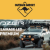 Lazer chez Outback Import Les phares Leds Lazer intégrés à la calandre chez Outback Import