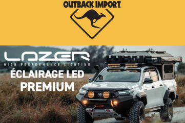 Lazer chez Outback Import Les phares Leds Lazer intégrés à la calandre chez Outback Import