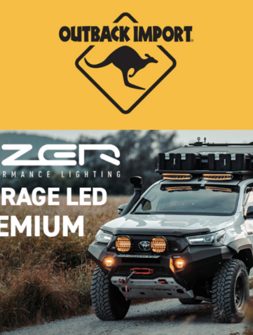 Lazer chez Outback Import Les phares Leds Lazer intégrés à la calandre chez Outback Import