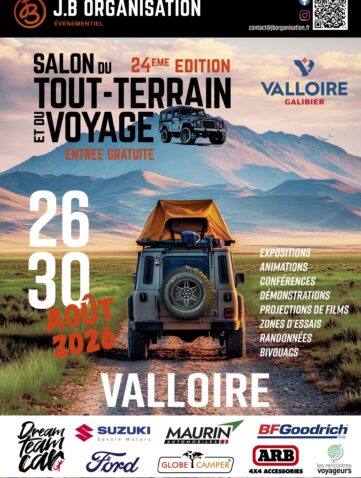 Salon 4x4 Valloire 2026 24e salon du Tout Terrain et du voyage