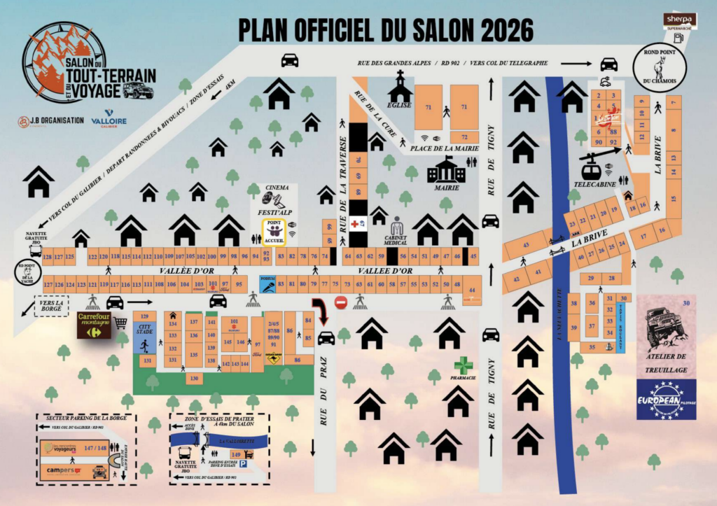 Salon 4x4 Valloire 2026
24e salon du Tout Terrain et du voyage
