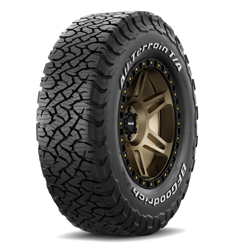 BFGoodrich All/Terrain toujours
Une robustesse légendaire, encore renforcée.