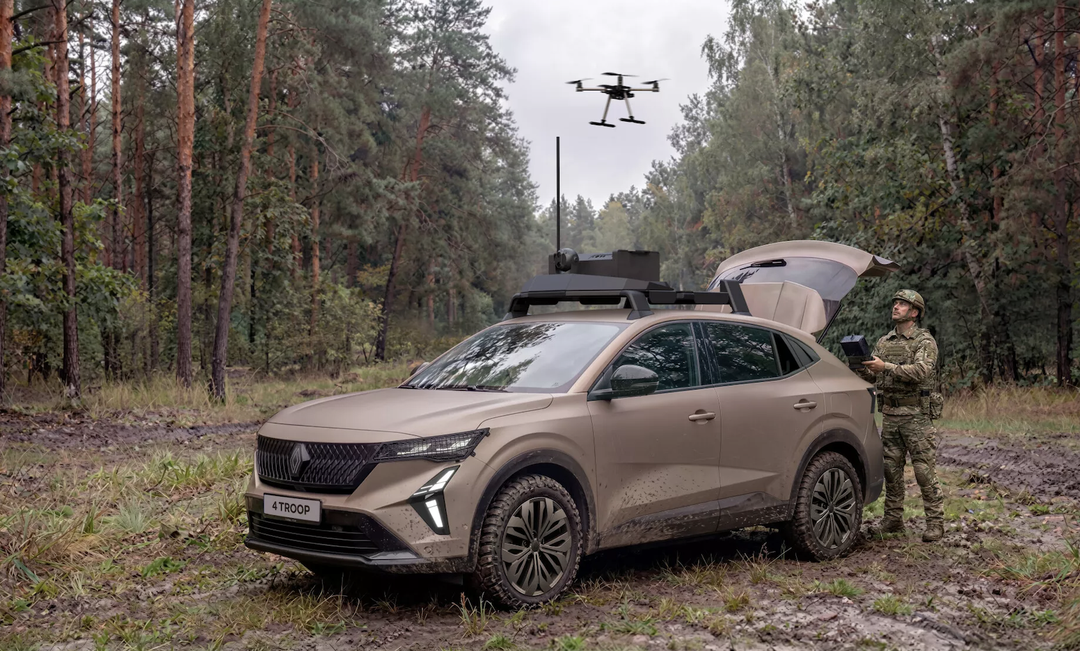Renault Group et Thales dévoilent 4 TROOP