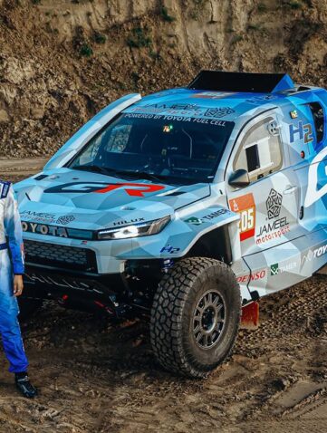 Hilux Hydrogène Dakar 2027 Gazoo Racing accélère les préparatifs de son Toyota électrique à pile à combustible (FCEV) pour le Rallye Dakar 2027