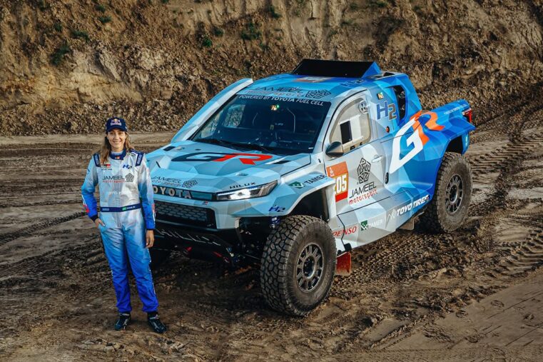 Hilux Hydrogène Dakar 2027 Gazoo Racing accélère les préparatifs de son Toyota électrique à pile à combustible (FCEV) pour le Rallye Dakar 2027